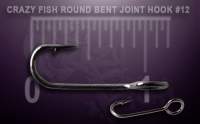 Крючки Round Bent Joint Hook №12 15шт фотография