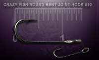 Крючки Round Bent Joint Hook №10 15шт фотография