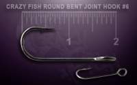 Крючки Round Bent Joint Hook №6 10шт фотография