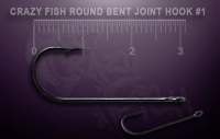 Крючки Round Bent Joint Hook №1 10шт фотография