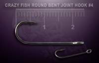 Крючки Round Bent Joint Hook №4 10шт фотография