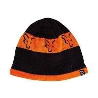 Шапка вязаная FOX Beanie black-orange CPR993 фотография