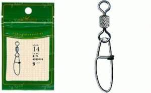 Вертлюжок с застежкой Gross Golden Catch 1051BN Фотографія