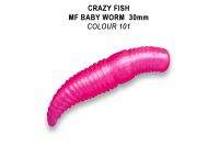 Силикон Crazy Fish MF Baby Worm 1.2" плавающий 101 12шт фотография
