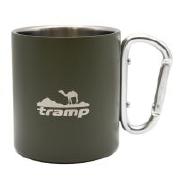 Термокружка Tramp с карабином 350мл UTRC-122-olive фотография