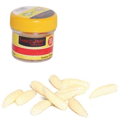 Опарыш Lucky John Maggot  12мм 30шт 140202-001 фотография