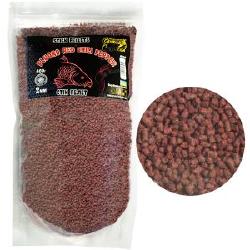 Стiк пелет Grandcarp 400г Fluoro Red Chili Pepper Фотографія