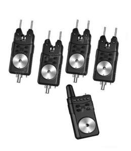 Набір сигналізаторів World4carp FA214-4 з пейджером Фотографія