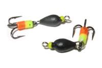 Мормышка Мир Вольфрама Дьявол 5.0 подвесной тройник МВ606 фотография