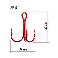 Трійник VMC Red №8 Фотографія