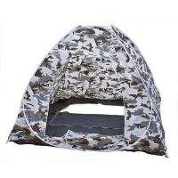 Палатка зимняя Lanyu белый камуфляж с дном 2.5*2.5*1.5м фотография