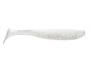 Силикон Angry Baits Shiner 3.0" White Silver electrik Glitter UV 6шт фотография