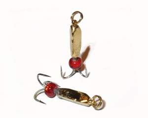 Чертик вольфрамовый 3220 треугольный с птелькой   фотография