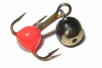 Мормышка Grifon Дьявол-шар со стразом 4.0мм золото фотография