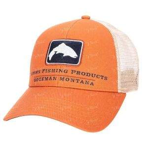 Кепка Simms Trout Icon Trucker Orange фотография