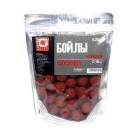 Бойлы Rocket Baits вареные Premium 0.25кг 18мм Клубника фотография
