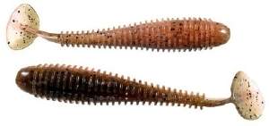 Keitech FAT Swing Impact 3.8" 438 Green Pumpkin Fire 6шт фотография