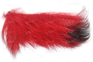 Мех зимней козы Красный фотография