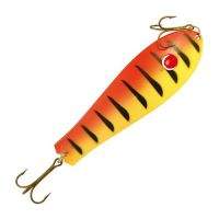 Блесна Kuusamo Professor-1H 115/27 с камнем BL/R/Ye-C UV фотография