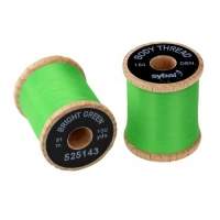 Монтажная нить Sybai Body Thread - Bright Green 525143 фотография