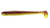 Силікон Keitech Swing Impact 4" EA#15 Grape Chart Red flk 8шт Фотографія