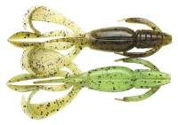 Силикон Keitech Crazy Flapper 4.4" 401 Green Pumpkin-Chartreuse  фотография