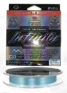 Шнур Kosadaka Infinity 150м 0.08мм 4.10кг Blue фотография