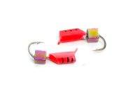 Мормышка Мир Вольфрама Гвоздик с кубиком 3.0мм красный МВ316 фотография