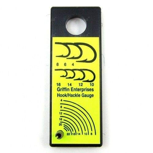 Инструмент для измерения ширины пера Hackle Gaude фотография