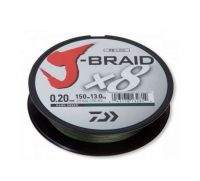Шнур Daiwa J-Braid x8 150m 0.13mm Dark Green фотография