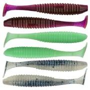 Силікон Angry Baits Shiner 3.0" AB Mix-11 UV 6шт Фотографія