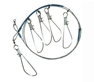 Кукан на тросе 5 крюков фотография