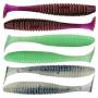 Силикон Angry Baits Shiner 3.0" AB Mix-11 UV 6шт фотография