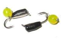 Мормишка Grifon Гвоздик з каменем 3.0 мм Срібна коронка Фотографія