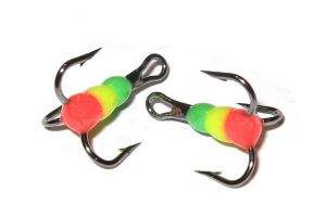 Трійник для зимової блешні Dagmaster світлофор Фотографія