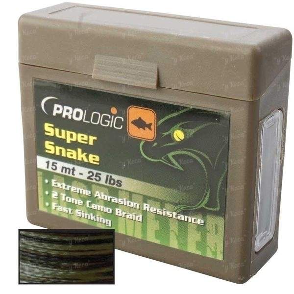 Поводковый материал Prologic Super Snake 15m 25lb 44713 Camo Sinking фотография