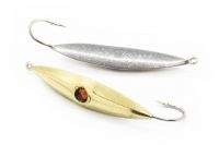 Блесна отвесная РВС Лодочка 1-КТ с камнем 5.0г латунь фотография