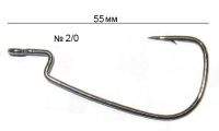 Крючки офсетные Crazy Fish Joint Hook №2/0 7шт фотография