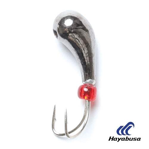 Мормишка коза чесночинка з отвором K1530-B Фотографія