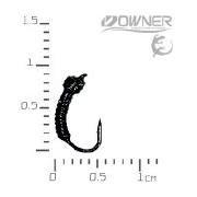 Мормишка ЧС Лісотка XS 0.10г №16 Чорна Фотографія