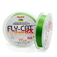 Шнур Ntec FlyCat 8x 0.4/0.105мм Light Green 137м фотография