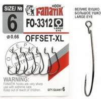 Крючки офсетные Fanatik FO-3312 №4 XL 5шт фотография