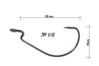 Гачки офсетні Fanatik FO-3315 №1/0 4шт Фотографія