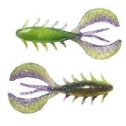 Силикон Angry Baits Chubby Craw 2.4" Acid Violet UV 7шт фотография