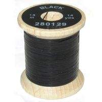 Плоский люрекс Sybai Flat Tinsel - Black фотография