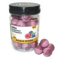 Бойлы Grandcarp растворимые 200г 20мм Лесная ягода фотография