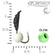 Мормышка ЧС Креветка XS 0.43г №14 Шар латунный Светонакопительный фотография