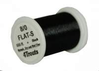 Монтажная нить 4Trouts Flat-S 8/0 Black 555ft фотография