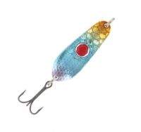 Блесна Kuusamo Rasanen 50/11H с камнем GL/R/O/Blu-S UV фотография