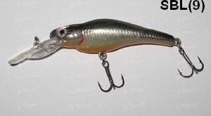 Воблер Kosadaka Brisk XL 55F SBL 0.5-1.5m 55mm 5.5g фотография